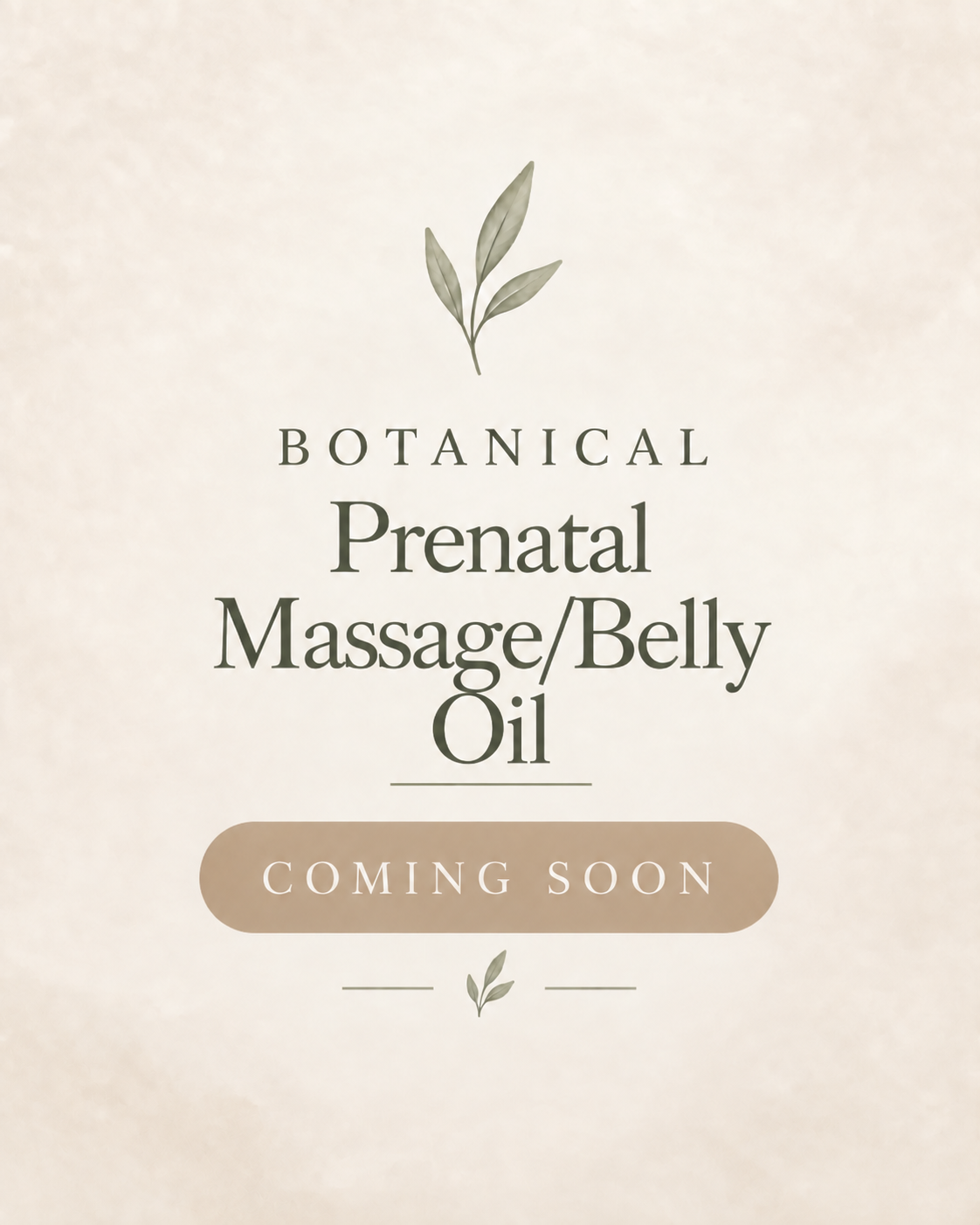 Prenatal Massage/Belly Oil