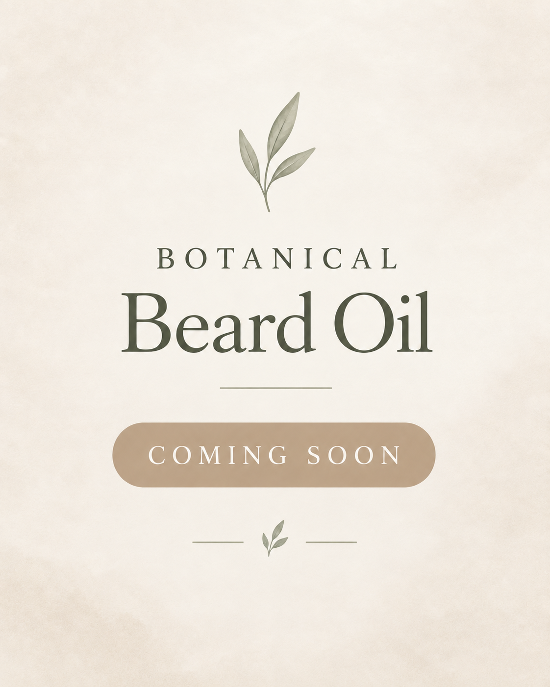 Botanical Beard Oil